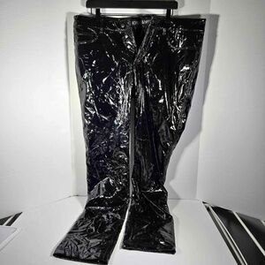 Horse and Horn fetish/BDSM glossy vinyl jeans